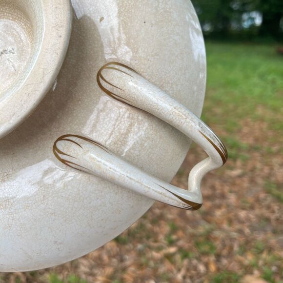 The Bully by W. Mulready Signed handle Plate Unique Rare Vtg center piece - Picture 4 of 11